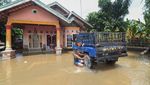 Usai Tiga Minggu Terendam, Banjir di Muaro Jambi Berangsur Surut