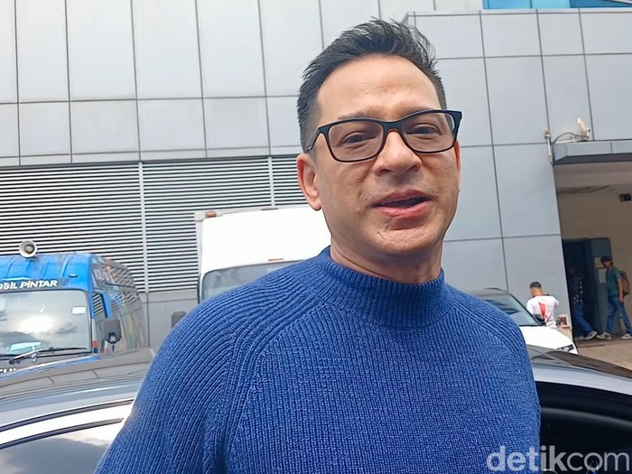 Ari Wibowo saat ditemui di kawasan Trans TV, Jakarta Selatan.