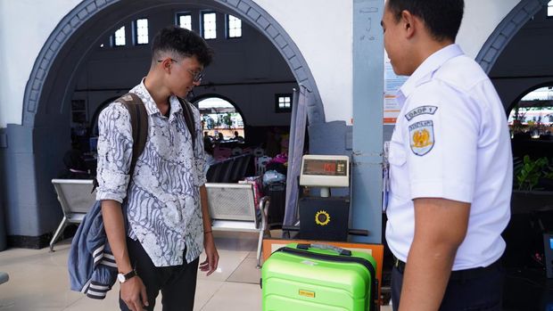 Bagasi penumpang kereta api. (Dok. KAI)