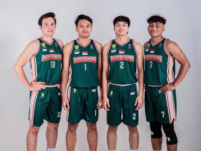 Rookie Bima Perkasa Jogja di IBL 2024. Foto diunggah Jumat (26/1/2024).