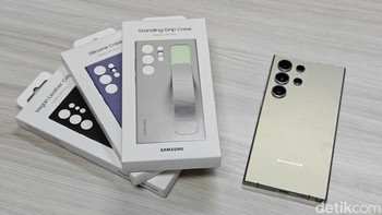 Inilah beberapa pilihan case untuk Galaxy S24 Ultra. Foto: Adi Fida Rahman/detikINET