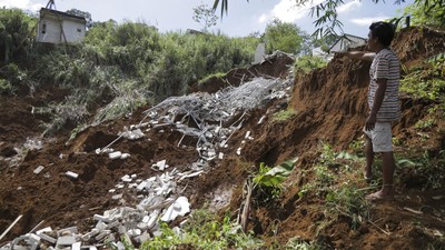 Longsor di Sukabumi Bikin 12 Rumah Rusak dan 75 KK Mengungsi