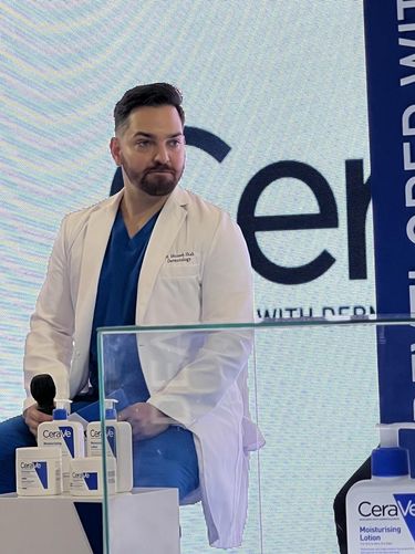 Dr. Muneeb Shah di peluncuran CeraVe