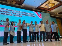 Purnawirawan Polri-Warakawuri Jateng & DIY Deklarasi Dukung Prabowo-Gibran