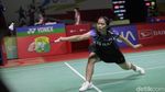Ekspresi Gregoria Tersingkir dari Indonesia Masters 2024