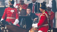 Bahkan, Presiden Prancis Emmanuel macron terlihat hadir.