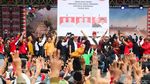 Lautan Manusia Sambut Ganjar Pranowo di Stadion Golo Dukar Manggarai