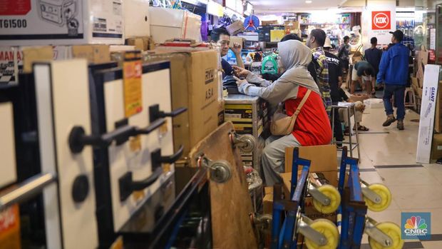 Pusat Perbelajan Plaza Kenari Mas. (CNBC Indonesia/Faisal Rahman)