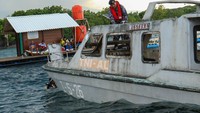 Tiga kapal yakni KAL Tabuhan, Patkamla Baluran dan Patkamla Mustaka yang usianya sudah tua dan tidak efektif lagi untuk melaksanakan tugas operasi pengamanan, ditenggelamkan oleh Pangkalan TNI Angkatan Laut (Lanal) Banyuwangi di kawasan Pantai Bangsring. 