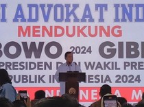 Prabowo Hadiri Deklarasi Dukungan Aliansi Advokat Pimpinan Otto Hasibuan