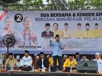 Relawan Jarnas For Gibran Gelar Doa-Konser Amal di Kabupaten Pelalawan