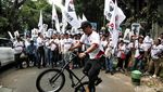 Momen Relawan Praka Dukung Prabowo-Gibran