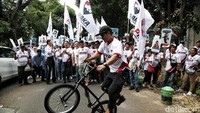 Mereka datang ke kediaman Prabowo untuk menyatakan dukungan. 