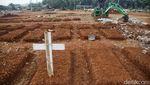 Sering Kebanjiran, Makam di TPU Tanah Kusir Ditinggikan