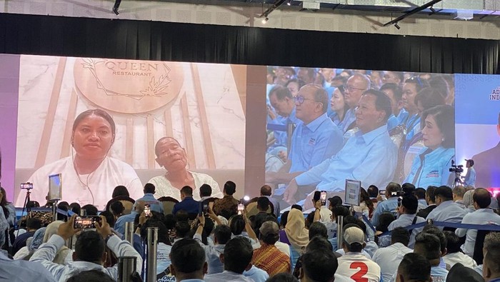 Video Call Wilfrida Soik dengan Prabowo (Firda-detikcom)