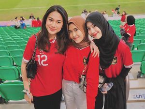 Adu Gaya WAGs Timnas Indonesia Nonton Piala Asia 2023, Kompak Pakai Jersey