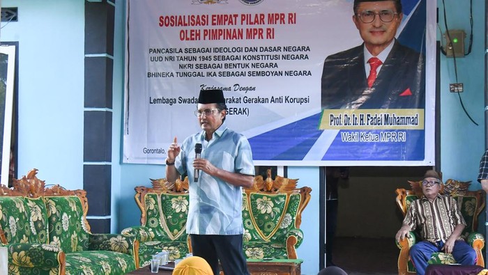 Wakil Ketua MPR RI Prof Fadel Muhammad