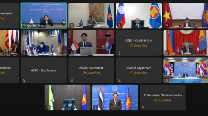 Zoom Kemenkumham-ASEAN