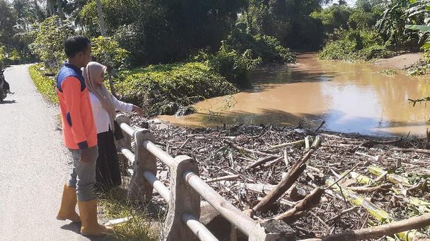 Banjir melanda Kabupaten Bireuen, Aceh. Banjir dipicu hujan dengan intensitas tinggi pada Kamis (25/1) malam. (dok BNPB)