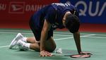 Ekspresi Ginting Tersingkir dari Semifinal Indonesia Master 2024