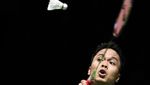 Ekspresi Ginting Tersingkir dari Semifinal Indonesia Master 2024