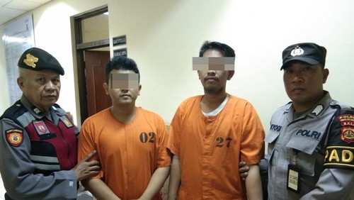 Polisi meringkus karyawan hotel dan driver ojol gegara kedapatan memiliki sabu dan ganja sintetis, Jumat (19/1/2024).