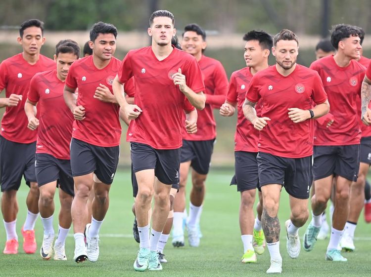 Intip Timnas Indonesia Latihan Jelang Lawan Australia