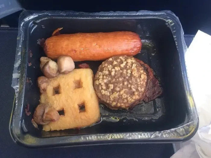 Makanan pesawat yang zonk Makanan pesawat yang zonk