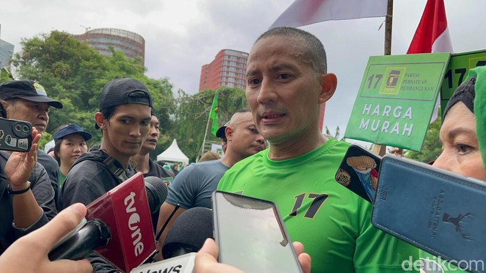 Menparekraf Sandiaga Uno (Ondang/detikcom).