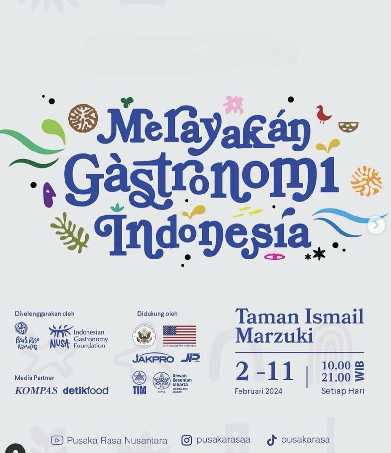 'Merayakan Gastronomi Indonesia', Cara Kreatif Melestarikan Keanekaragaman Masakan Tradisional