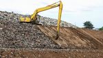 Penampakan Gunung Sampah di TPA Makassar
