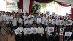 Sambangi Kertanegara, Barisan Santri Muda Dukung Prabowo-Gibran