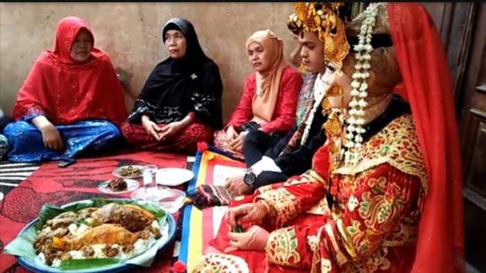 Tradisi Mangupa Upa pengantin di Suku Mandailing. (Foto: istimewa)