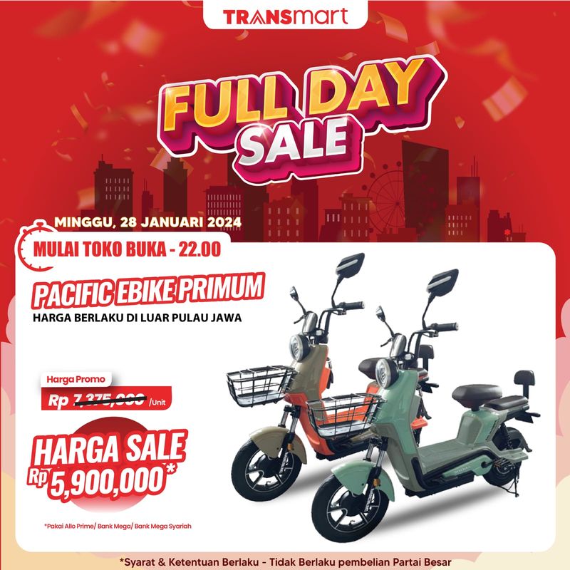 Transmart Full Day Sale kembali hadir Minggu (28/1/2024). Berbagai promosi menarik hadir untuk memenuhi kebutuhan para pelanggan setia Transmart seperti barang elektronik.