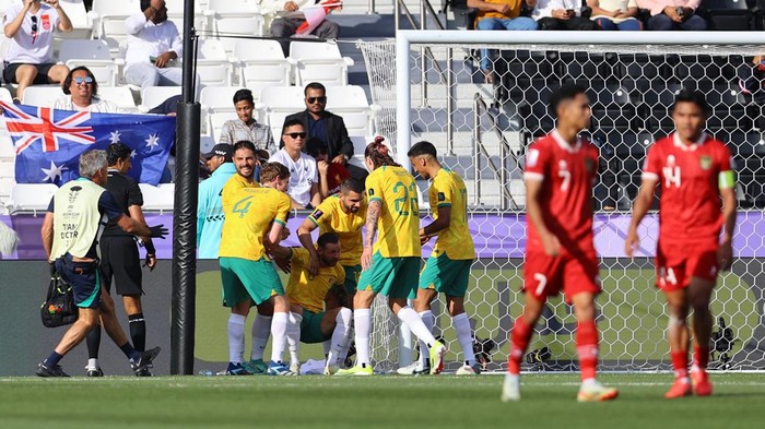 Australia Singkirkan Indonesia di 16 Besar Piala Asia 2023