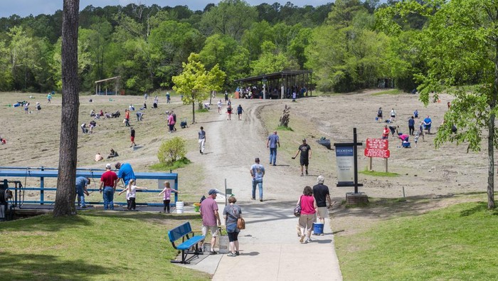 Berlian di Taman Negara Bagian Arkansas