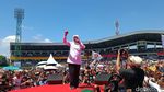 Momen Gibran Sapa Buruh Jatim di Sidoarjo