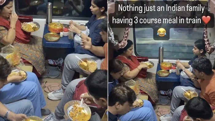 Bawa Bekal Set Menu di Kereta, Keluarga Ini Dikritik Tajam