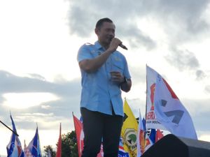 AHY Ajak Warga Semarang Menangkan Prabowo-Gibran demi RI Makin Maju