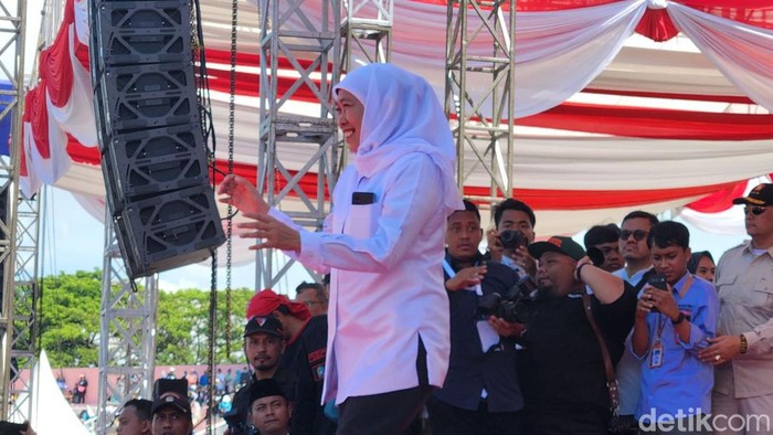 Khofifah Indar Parawansa. (Adrial/detikcom)