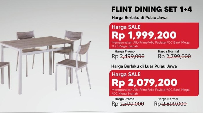 Meja kerja di Transmart Full Day Sale
