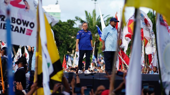Momen Zulhas Ikut Apel Kebangsaan di Simpang Lima Semarang
