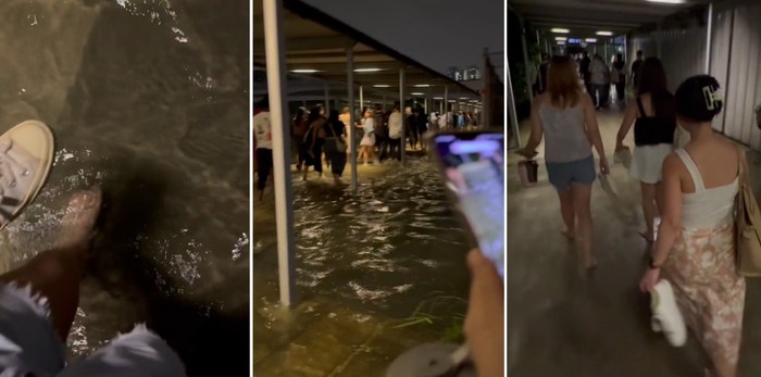 National Stadium Singapura banjir usai konser Coldplay hari kedua