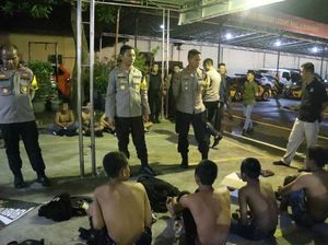 Patroli Cipta Kondisi Kota Mojokerto, 19 Motor Knalpot Brong Diamankan