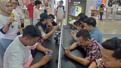 Potret Keseruan Mabar di Mal Jakarta
