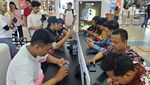 Potret Keseruan Mabar di Mal Jakarta