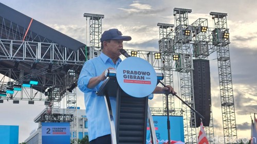 Prabowo Subianto kampanye akbar di Semarang, Jawa Tengah (Rumondang/detikcom)
