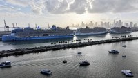 Pelayaran perdana ini dimulai dari Pelabuhan Miami, Florida, Amerika Serikat.