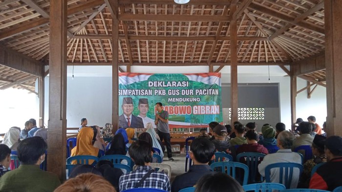Simpatisan PKB di Pacitan deklrasi dukunggan ke Prabowo-Gibran