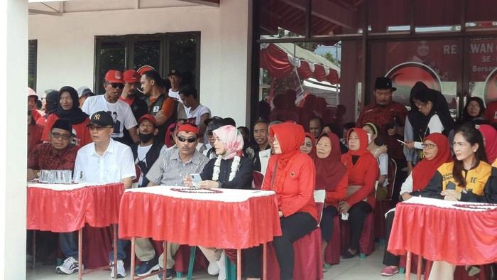 Siti Atikoh hadiri deklarasi relawan Ganjar-Mahfud di Nganjuk